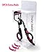 PREFER BEAUTY Eyelash Curler - With 3PCS Rose Refill Pads - No Pinching, Painless, Stylish Double-color, Ergonomic Spring-loaded Design Lash Curling Tools Kit for Eye Safety & Stunning Eyelashes