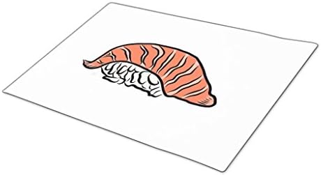 EleganceElegant Otoro Sushi Japanese Food Oishi Tuna Sushi Roll Japanese Food Doormat