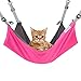 CUSFULL Cat Hammock Bed Comfortable Hanging Pet Hammock Bed for Cats/Small Dogs/Rabbits/Small Animals, Rose-Red