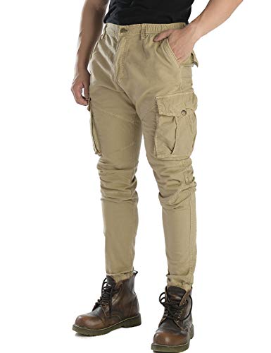 tapered cargo work pants