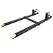 New Clamp on Pallet Forks w/ Adjustable Stabilizer Bar LW for loaders 1500lb