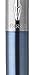 Parker Jotter Gel Pen, Waterloo Blue and Chrome, Medium Point, Black Ink