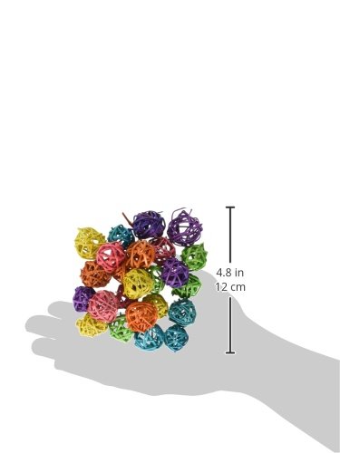 Super Bird Creations Mini Munch Balls Bird Toy, 24-Pack