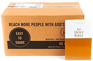 King James Bible - Outreach Bible, Paperback Case of 40