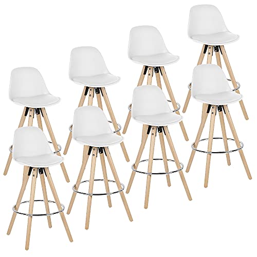 Barhocker,8er Set Barstuhl,Bistrohocker,Küchenstühle,Eisen Barhocker,einfache Montage, Industrie-Design, für Esszimmer… – Bild 5