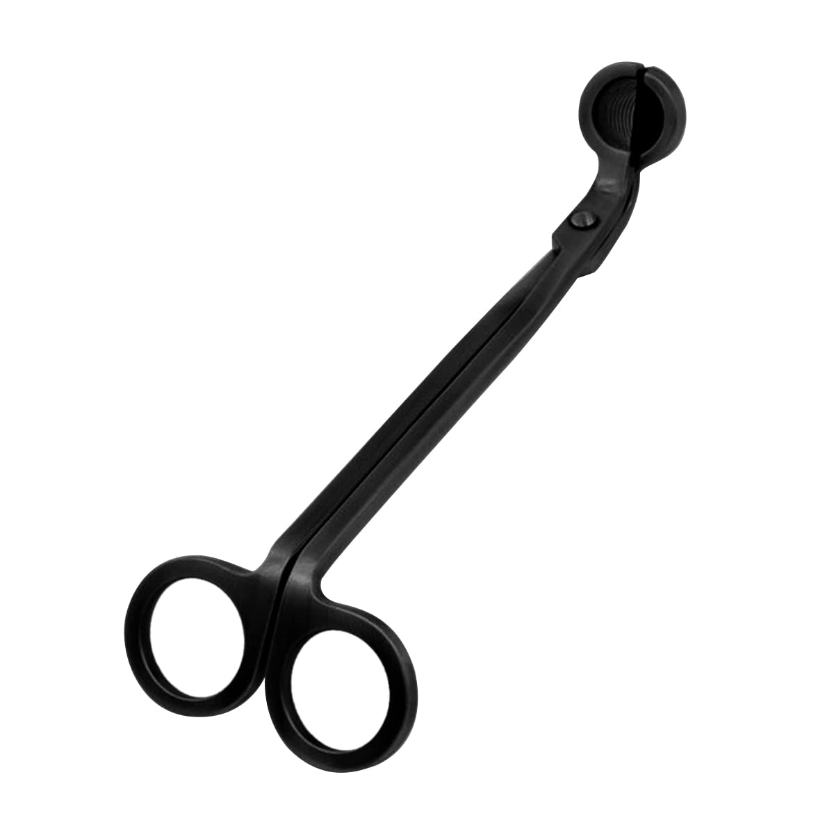 GLADFRESIT Candle Wick Trimmer, Stainless Steel Wick Clipper Cutter Oil Lamp Scissors Candle Accessories (Black)