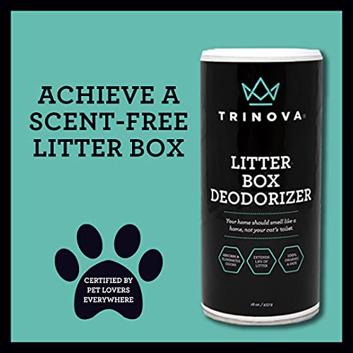 TriNova Kitty Litter Box Deodorizer 100 BioBased, Hypoallergenic