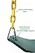 OLIVIA & AIDEN Heavy Duty Swing Seat with Rubber Coated 66” Chain, Tree Swing Straps, Mounting Caribiners | Complete Swing Set | Swing Set Accessories and Swing Seat Replacement | Outdoor Tree Swing