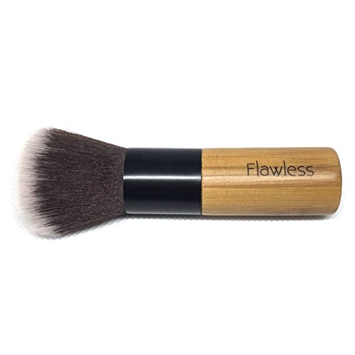 Flawless-Professional-Powder-Blusher-Bronzer-Brush-Vegan-Bamboo-Eco-Friendly-Cruelty-Free