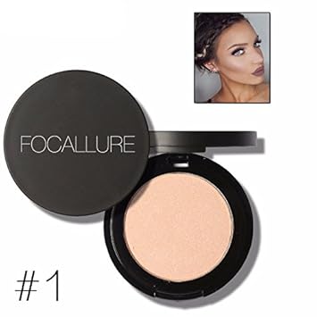 powder highlighter under foundation