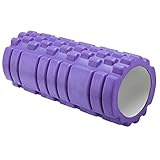 IFLYING Foam Roller EVA High Density Foam Trigger Point For Physical Therapy and Exercise - Ideal for Myofascial Release and Full Body Stiffness Relief (Purple)