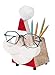 storeindya Handcrafted Wooden Eyeglass Spectacle Holder Organizer Spectacle Stand Trinket Tray Catch All Dish