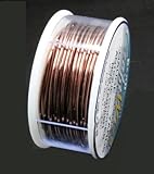 Beadsmith Craft Wire 20 Gauge Antique Copper Round Wire 10 Yards