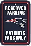 Bsi Products Bsi NFL New England Patriots Reserved Parking Sign
