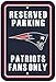 Bsi Products Bsi NFL New England Patriots Reserved Parking Sign