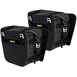 Nelson-Rigg Black SE-3050-BLK Sierra Dry Saddlebags 100% Waterproof Mount to Most Adventure and Dual Sport Motorcycles