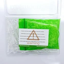 Pzsmocn 200 Pieces/100 Sets M4*16 mm PC Transparent
