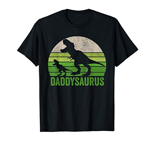 Funny Daddy Dinosaur T Shirt, Daddysaurus Fathers Day Shirts