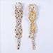 EVER FAITH® Stunning Leopard TearDrop Dangle Earrings Clear Austrian Crystal Black Enamel