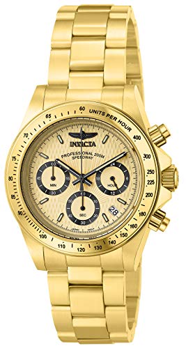 Invicta Men's 14929 Speedway Analog Display Japanese Quartz Gold Watch