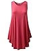 URBANCLEO Womens Basic Sleeveless eLong Tunic Tank Top (PLUS Size Available)