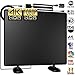 AliTEK 120+Miles Amplified TV Antenna Indoor/Outdoor - Upgraded Ultra Dightal HDTV Antenna with Amplifier TV Signals High Reception Easy Installation Antenna for TV 4K 1080P Channels (1)