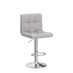 Yaheetech Bar Stools Set of 2, PU Leather