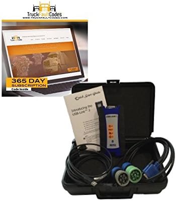 Nexiq USB Link 2 with OBDII Cable with 12-month Subscription to TruckFaultCodes