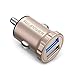 USB C Car Charger, RAVPower Dual USB Car Adapter with Power Delivery 3.0 & Quick Charge 3.0, PD QC Cigarette Lighter Adapter Compatible with iPhone Xs XR XS, iPad Pro, Galaxy S9 S8, Pixel 2 3 XL