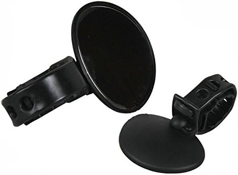 Lanfy Bicycle Rear View Flexible Mirror Cycling Handlebar Glass 5 color - Black