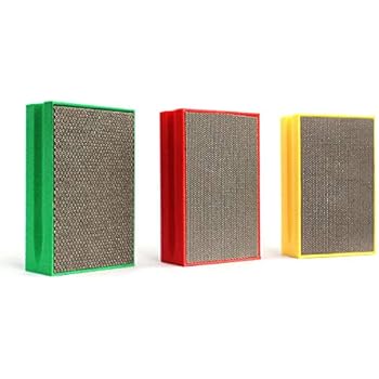 Diamond Hand Polishing Pads 3 Pcs Set for Glass Granite Marble Concrete Stone Sanding and Polishing