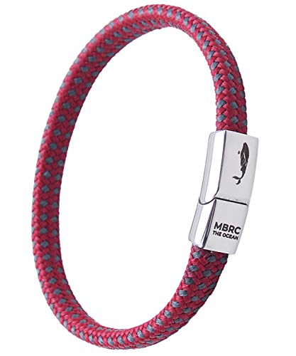 MBRC Arctic, MBRC Armband mit elegantem click-on Magnetverschluß, Surfer Armband, Seilarmband aus 100% recyceltem Plastik her