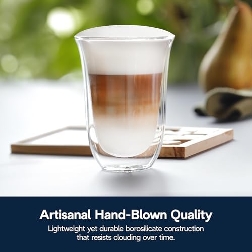 5513214611 Pack de 2 Verre à café latte isolé 330ml
