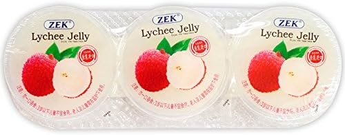 马来西亚进口 ZEK 果冻布丁 荔枝果肉 255g 3杯 Malaysia Imports ZEK Jelly Pudding Litchi Pulp 255g 3 Cups