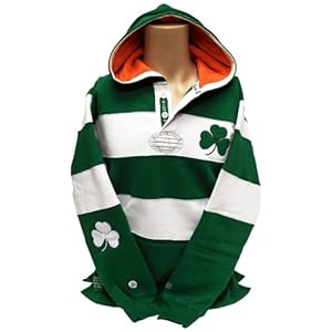 Irish Rugby Hoodie, Medium Green