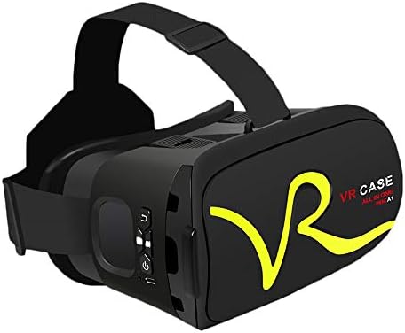 Vr Headset 3D VR Glasses Bluetooth Virtual Reality Glasses Split Screen Movies and 3D Games Compatible with Iphone 8 7 6 6s Plus, Samsung Galaxy Series and Other 4.0-5.8 Inch Smartphones