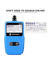 TT TOPDON OBD2 Escáner