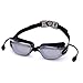 Performance Swimming Goggles, Men, Women, Youth UV Protection, Anti Fog Clear Vision, non leaking, Comfort fit Swimming Goggles with Quick Release Strap and Protective Case (Black)