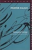 Proper Names, Levinas, Emmanuel, 0804723516