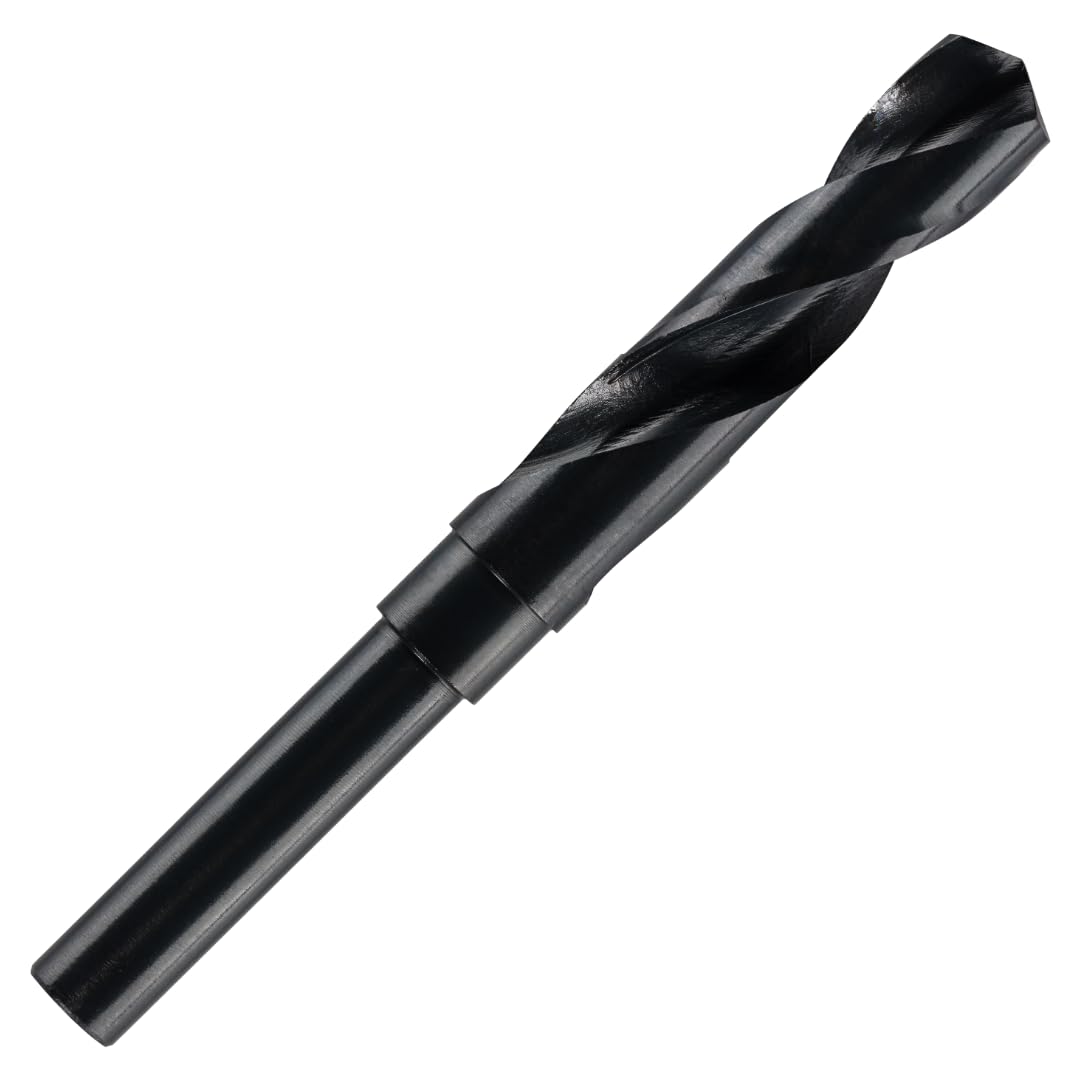 17.5mm HSS Blacksmith Drill Bit - Reduced Shank Drill for Aluminium, Steel, Wood, Plastic, Non-Ferrous Etc. (17.5mm)