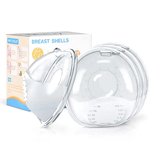 Breast Shells & Milk Collector Catcher for Breastfeeding 4 Pack, New