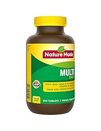 Nature Made Multi Diario con hierro y calcio, tamaño de valor, 300 tabletas, 1889, 1, 1