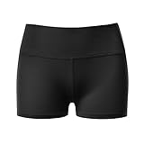 Lapasa Women's High Waist Workout Running Shorts Compression Fit Tummy Control For Yoga Bike Volleyball w Hidden Pocket L09