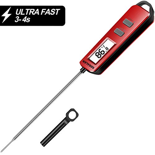 GDEALER Meat Thermometer Digital Instant Read Thermometer Cooking Candy