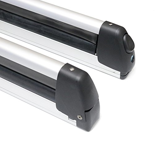 TMB Motorsports Universal Ski Snowboard Carrier Rack Pair fits Most Vehicles Equipped with Cross Bars