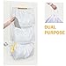 Hanging Laundry Hamper with 3 Detachable Bags, Easily Turn into Easy-to-Carry Laundry Sack, Over-The-Door Steel Hook Included (17.7” x 43”)