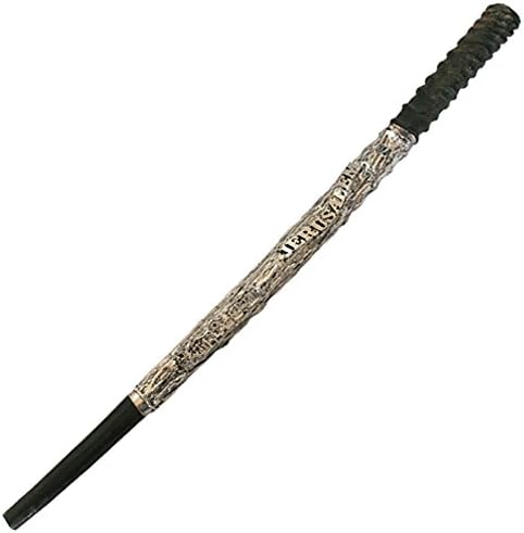 Collectors Black Oryx Horn Kosher Shofar with Sterling Silver Plate with an image of Jerusalem in detail together with the name "Jerusalem" in English letters. . (24"-28")