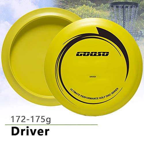 Disc Golf Set Driver, MidRange and Putter Discs with Disc Golf Bag