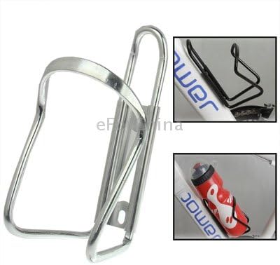 eForChina Aluminium Portable Water Bottle Holder for Bike (Silver)