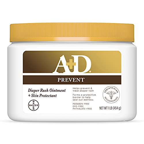 A+D Original Diaper Rash Ointment, Healing Skin Ointment for Dry and Cracked Skin, 16 Ounce